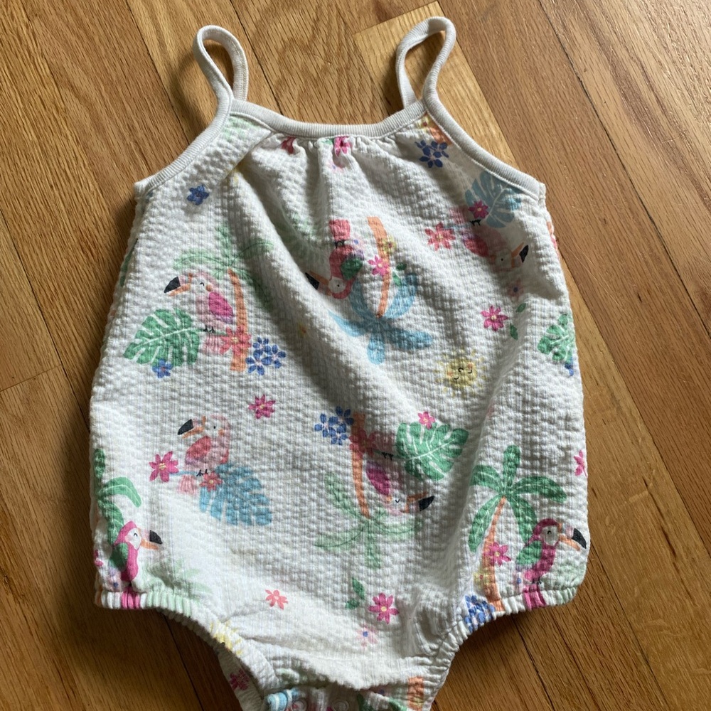 Floral Print Baby Romper 24 months